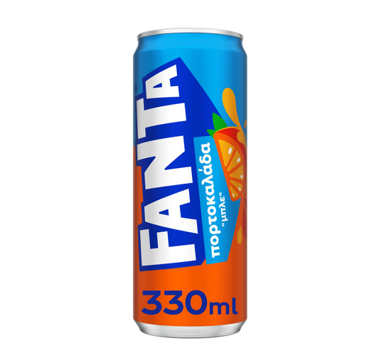 Fanta Blue Box Orange without carbonated 330ml 24t (1001003105)