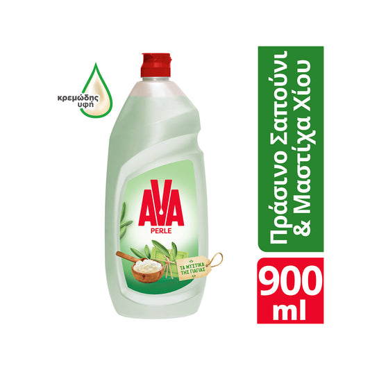 AVA PERLE ΠΙΑΤΩΝ 900ML (ΠΡΑΣΙΝΟ ΣΑΠΟΥΝΙ) (Σ12) (5201314195689)