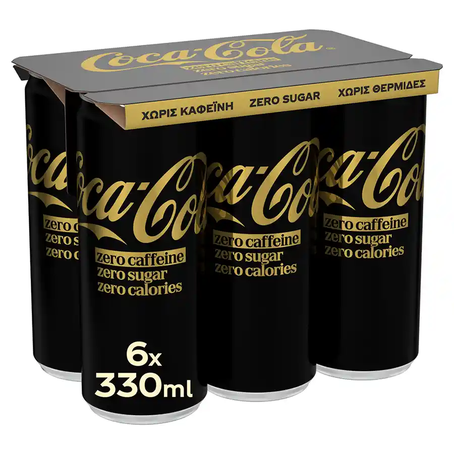 COCA COLA ΚΟΥΤΙ 6x330ml. - (ZERO) (CAF FREE) (Σ4) (5449000304520)