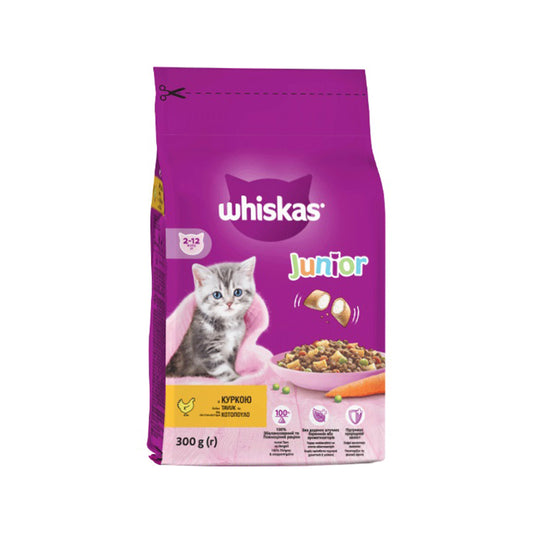 WHISKAS JUNIOR ΚΟΤ-ΚΡΟΚΕΤΑ ΜΕ ΓΑΛΑ 300ΓΡ (Σ14) (5900951304378)