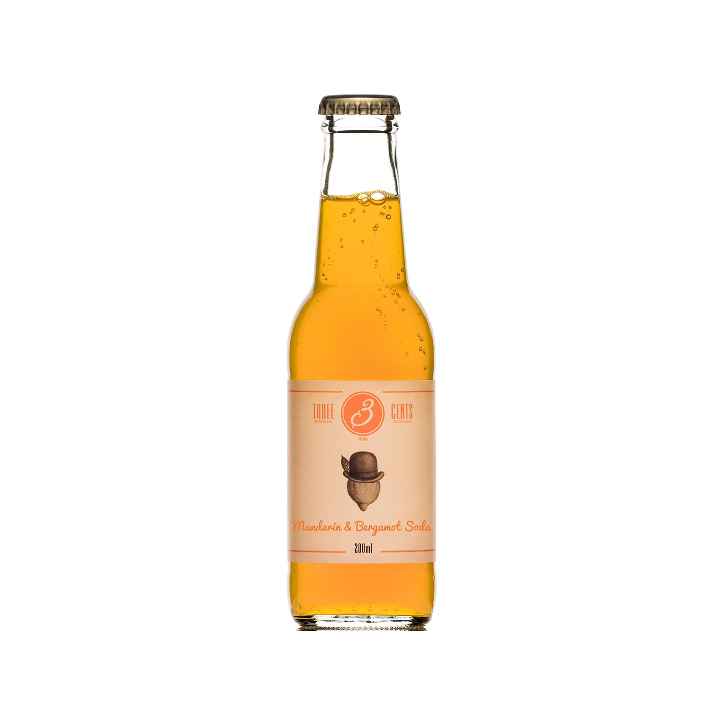 THREE CENTS ΓΥΑΛΙ 200ml - (MANDARIN-PERGAMOT) (Σ24) (5060671000186)