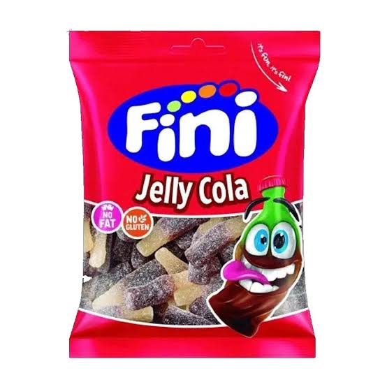 Fini Gelatin Bottles with Cola Flavor Gluten Free 100gr 12t (8410525116766)