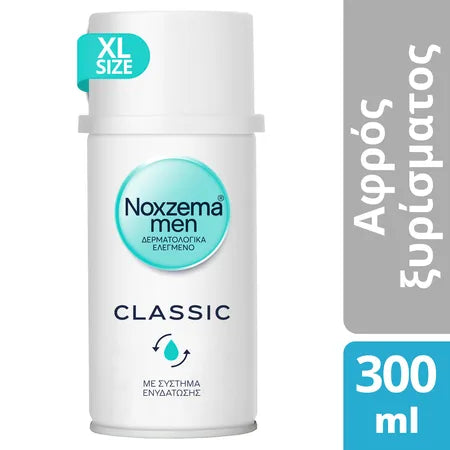 NOXZEMA ΑΦΡΟΣ ΞΥΡΙΣΜΑΤΟΣ 300ml - (CLASSIC) (Σ12) (5201314206774)