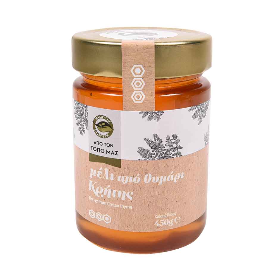 ΜΑΣΟΥΤΗΣ ΜΕΛΙ ΘΥΜΑΡΙΣΙΟ ΚΡΗΤΗΣ 450gr. (Σ8) (5203278050394)