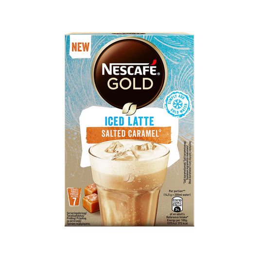 NESCAFE GOLD ICED LATTE (7x14,5gr.) - (SALTED CARAMEL) (Σ6) (7613287394613)
