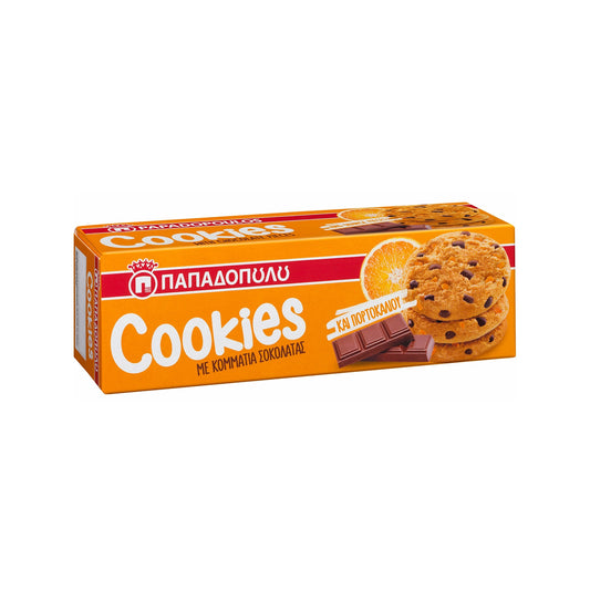 ΠΑΠΑΔΟΠΟΥΛΟΥ COOKIES 180gr. - (ΣΟΚ-ΠΟΡΤΟΚΑΛΙ) (Σ12) (5201004021519)