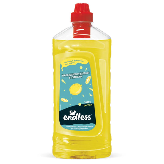 Endless Ultra Liquid Floor Cleaner Lemon 1lt 12t (5202995107015)