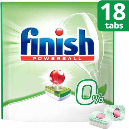 Finish Powerball 0% 18 Ecological Dishwasher Capsules 6t (5201347174071)