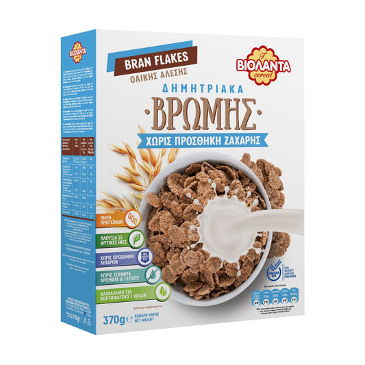 Βιολάντα Δημητριακά Βρώμης Χωρίς Ζάχαρη 370gr (5200100941608)