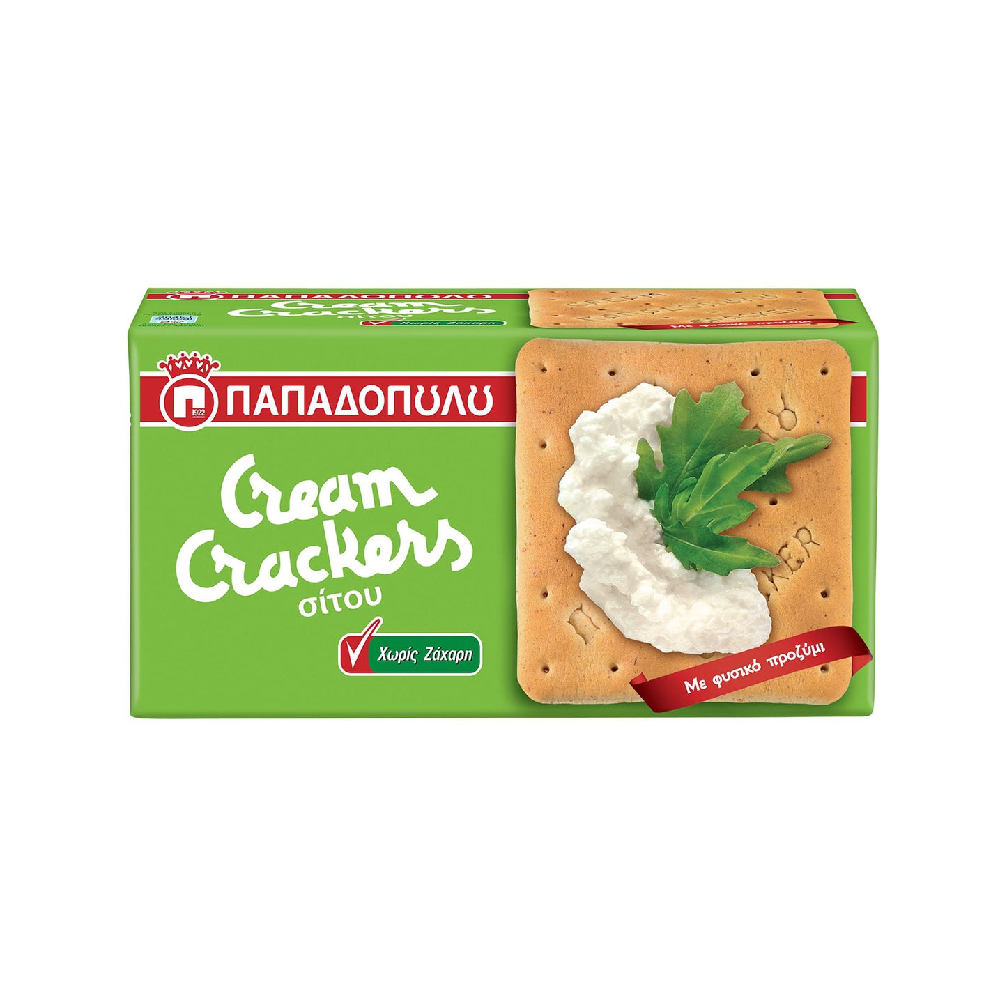 ΠΑΠΑΔΟΠΟΥΛΟΥ CREAM CRACKERS 165gr - (ΧΩΡΙΣ ΖΑΧΑΡΗ) (Σ12) (5201004042927)