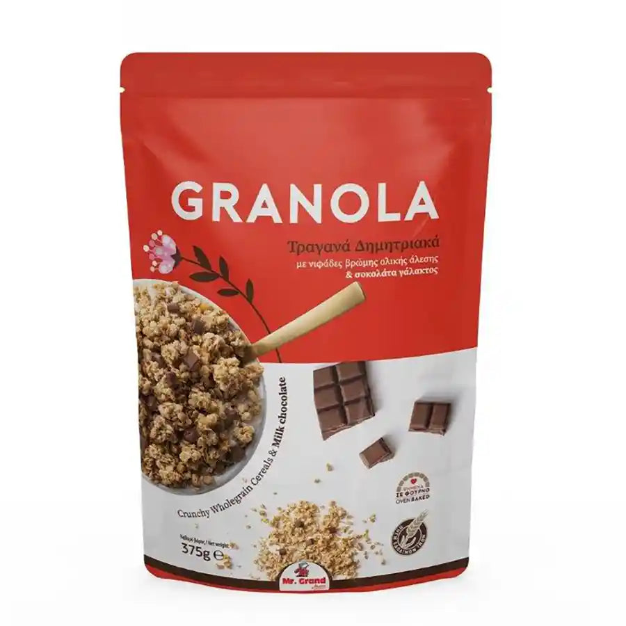 MR GRAND GRANOLA CLASSIC MILK CHOCOLATE 375gr. (Σ12) (5203278061642)