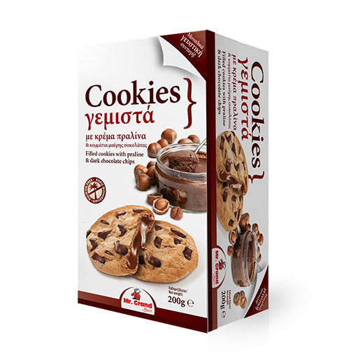 MR GRAND COOKIES 200gr. - (ΓΕΜΙΣΤΑ) (ΠΡΑΛΙΝΑ) (Σ12) (5203278054026)