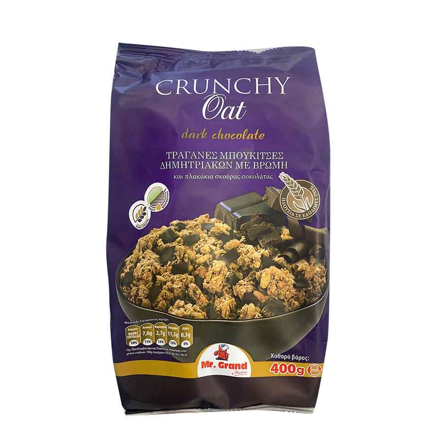 MR GRAND CRUNCHY OAT DARK CHOCOLATE 400gr. (Σ12) (5203278056372)