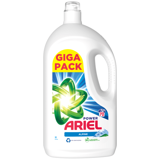 Ariel Liquid Laundry Detergent 70 scoops Alpine 3t (8700216098786)