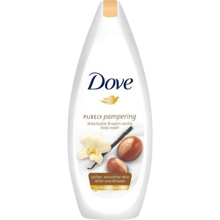 Dove Αφρόλουτρο 750ml Purely Pampering Κρεμώδες Βούτυρο Καριτέ & Ζεστή Βανίλια 12τ (8712561609777)