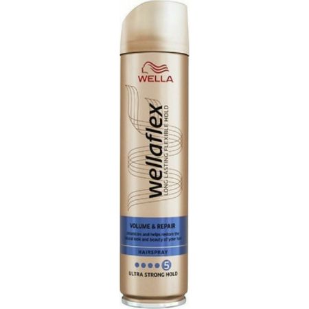 Wella Wellaflex Volume &amp; Repair 05 Ultra Strong Hold 250ml 6t (4064666045160)