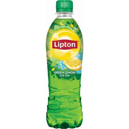 Lipton Green Μπουκάλι Ice Tea Lemon Χωρίς Ανθρακικό Χωρίς Ζάχαρη 500ml 12τ (5201156139216)