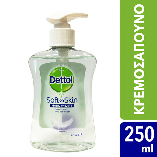 Dettol Hard on Dirt Liquid Cream 250ml 12t (5201347000615)
