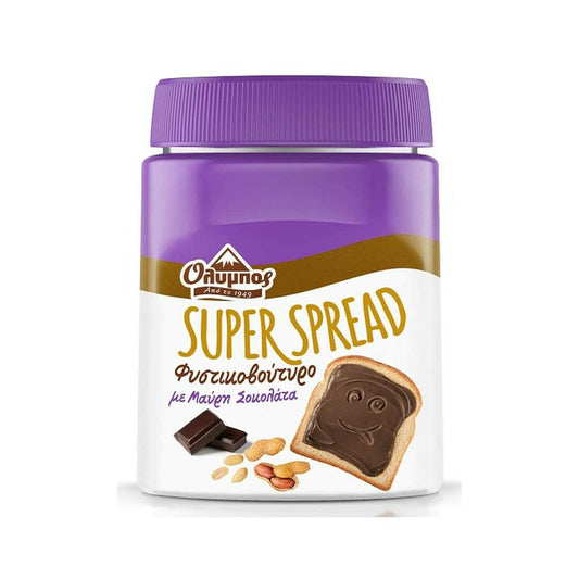 ΌΛΥΜΠΟΣ SUPER SPREAD ΦΥΣΤΙΚΟΒΟΎΤΥΡΟ & ΜΑΎΡΗ ΣΟΚ. 350gr 12τ (5201182036312)