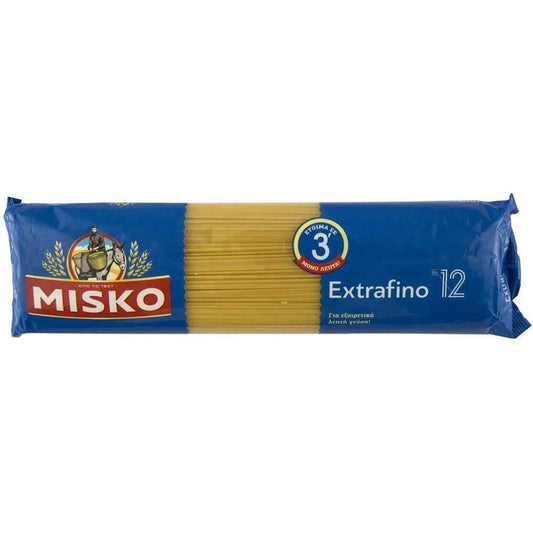 Misko Spaghetti Extrafino Νο12 500gr 24τ (5201010197123)