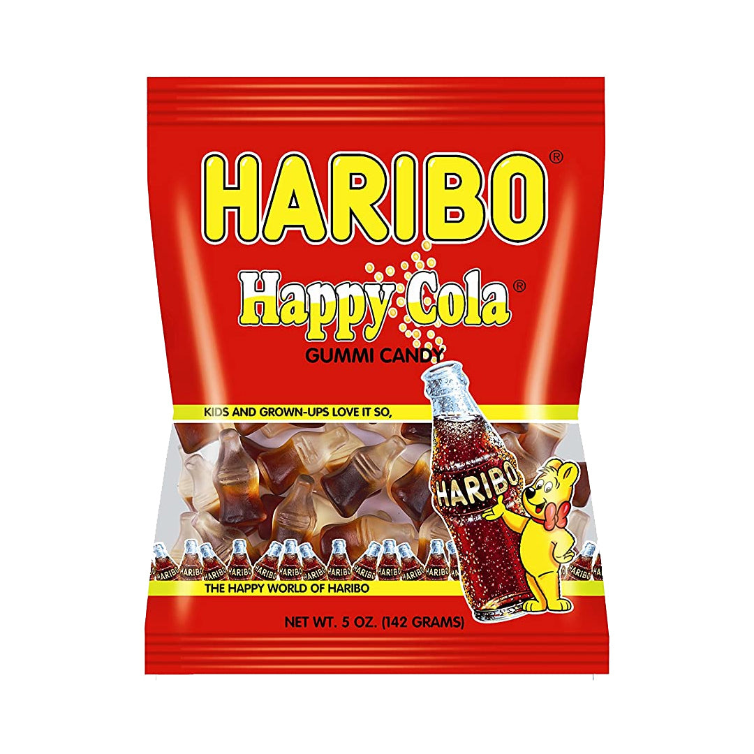 Haribo Ζελεδάκια Happy Cola 100gr 30τ (9002975323369)