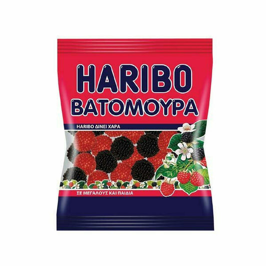 Haribo Ζελεδάκια Berries με Γεύση Βατόμουρο 100gr 30τ