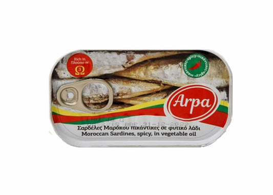 Arpa Σαρδέλες Σε Λάδι Πικάντικες 125gr (5200127780440)