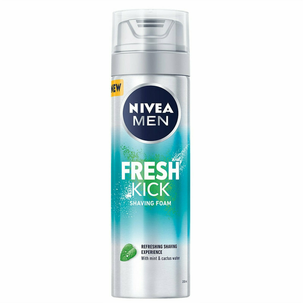 Nivea Men Fresh Kick Shaving Foam 200ml (5900017078694)