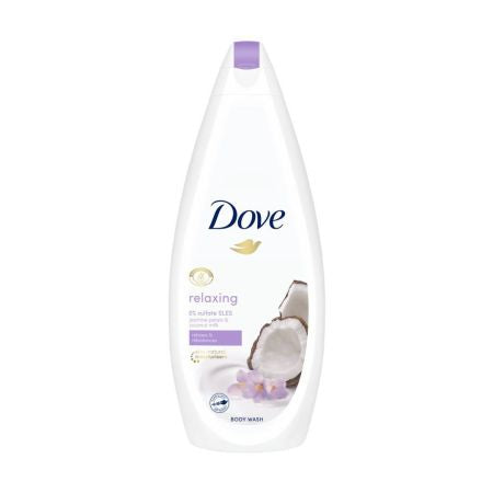 Dove Αφρόλουτρο 750ml Relaxing Purely Pampering Κρεμώδες Γάλα Καρύδας & Πέταλα Γιασεμιού 12τ (8712561631662)