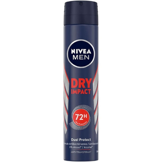 Nivea Men Dry Impact Deodorant 72h in Spray 150ml 6t (4005900843616)