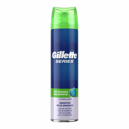 Gillette Sensitive Shaving Foam with Aloe for Sensitive Skin 300ml 6t (7702018053971)