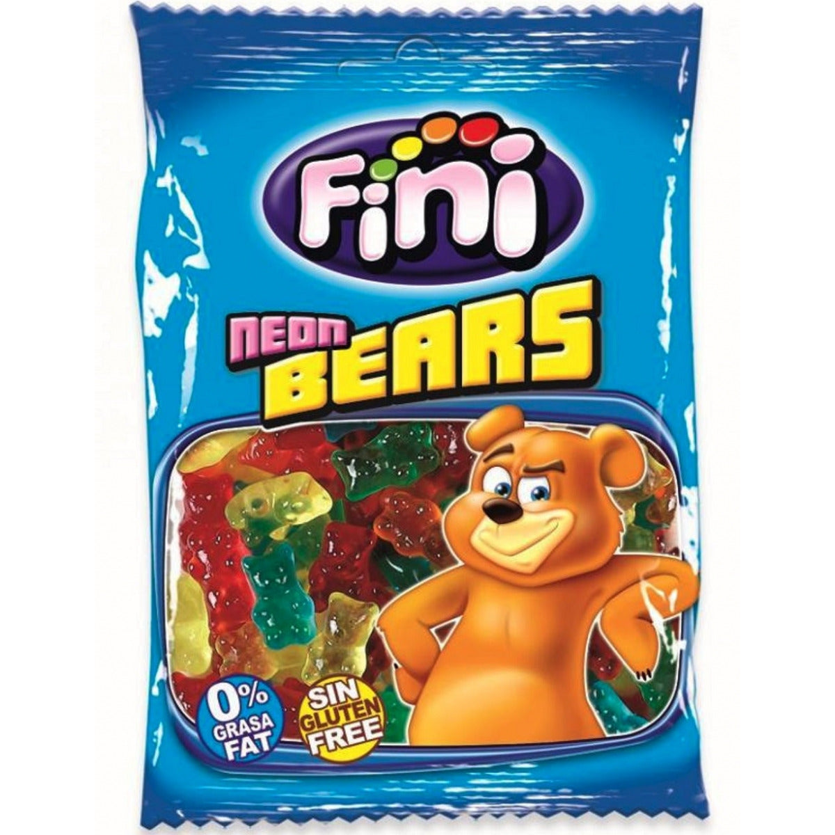 Fini Neon Bears Oursons Jellies 100gr 12t (8410525116728)