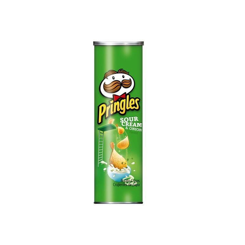 Pringles Chips with Sour Cream &amp; Onion Flavor 165gr 19t (5053990127740)