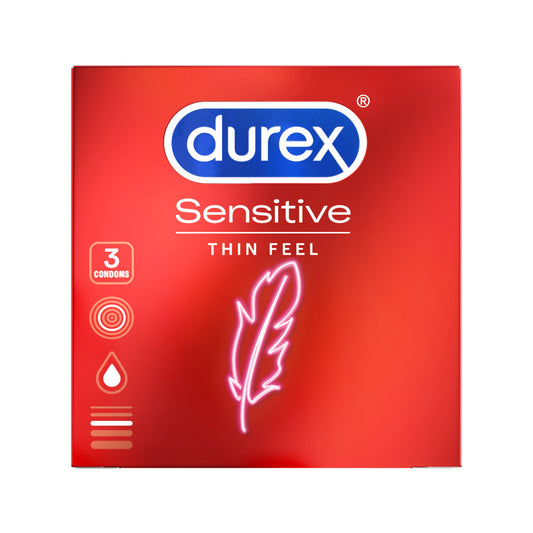 Durex Condoms Sensitive Thin 3pcs (5038483685068)