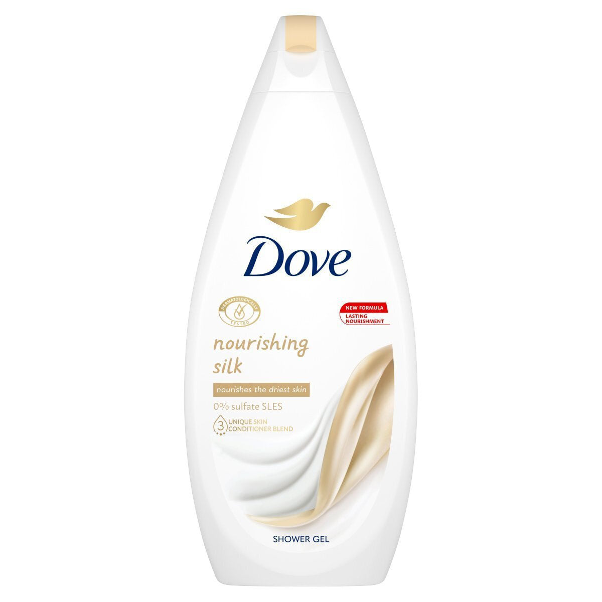 Dove Αφρόλουτρο 720ml Silk σε Gel 12τ (8720181358357)