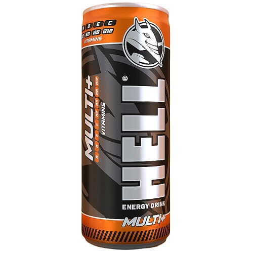 Hell Multivitamin Energy Drink Box with Carbonated 250ml