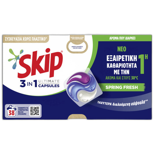 Skip Capsules Spring Fresh Laundry Detergent 38x3t (8720181378898)