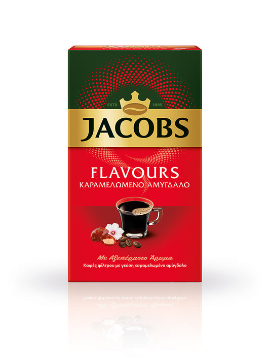 Jacobs Καφές Φίλτρου Καραμελωμένο Αμύγδαλο Flavours (250 g) 12τ (8711000531648)