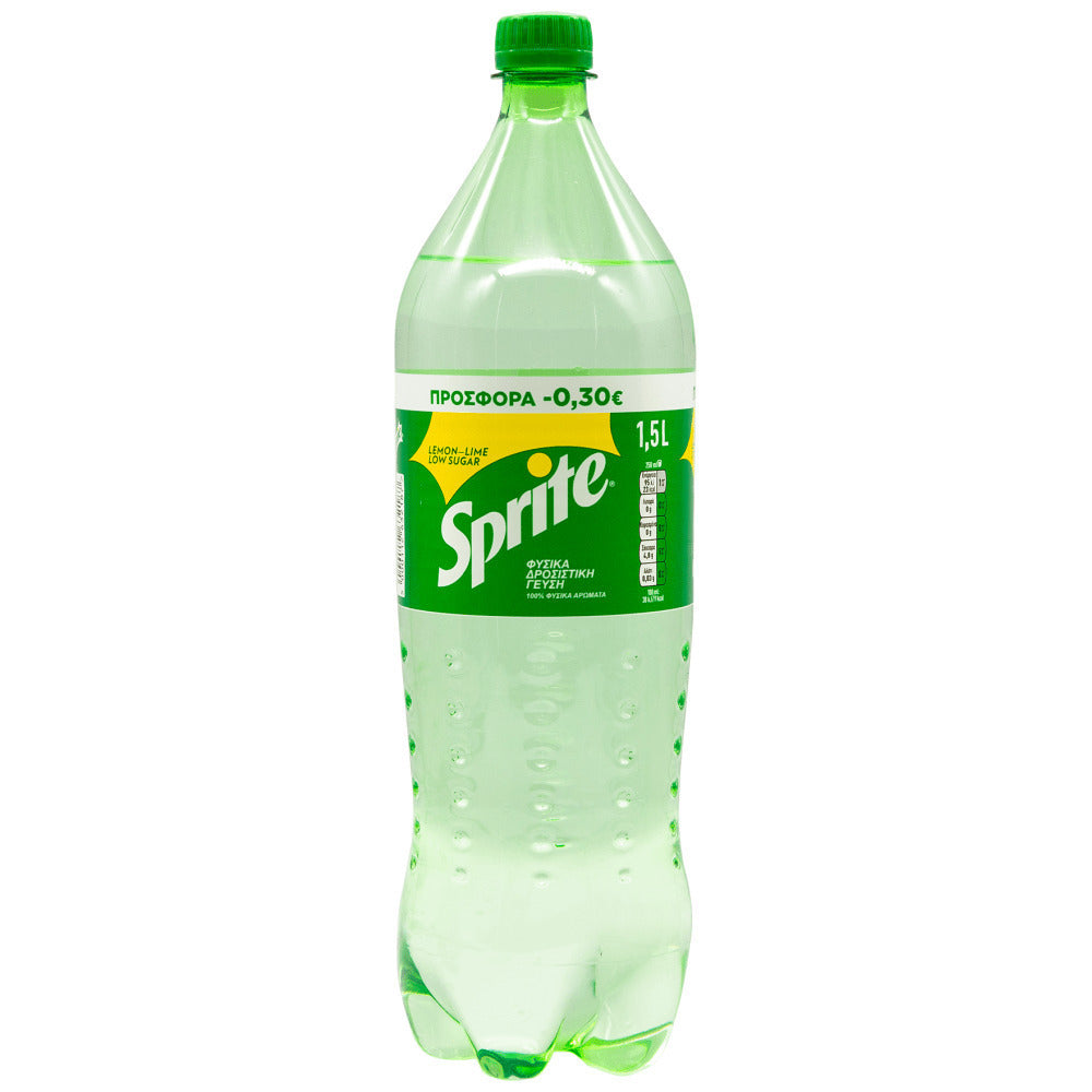 Sprite Soda with Carbonated Bottle 1.5lt -€0.30 6t (5000112632187)