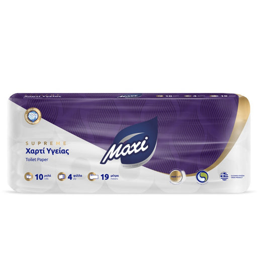 Maxi Χαρτί Υγείας 4Φ Deco 10 Ρολά 120gr