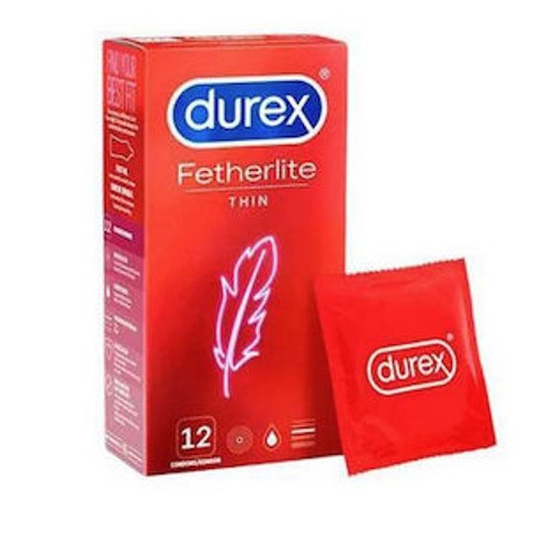 Durex Προφυλακτικά Fetherlite 12τμχ 12τ (8850163100107)