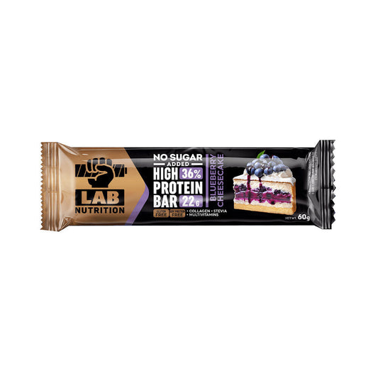 LAB NUTRITION High Protein Bar 36% Blueberry Cheesecake 60gr (3800501538869)