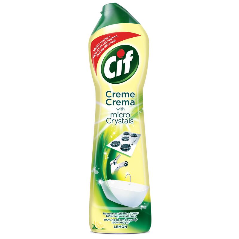 Cif General Purpose Cleansing Cream Lemon 500ml 16t (8720181396830)