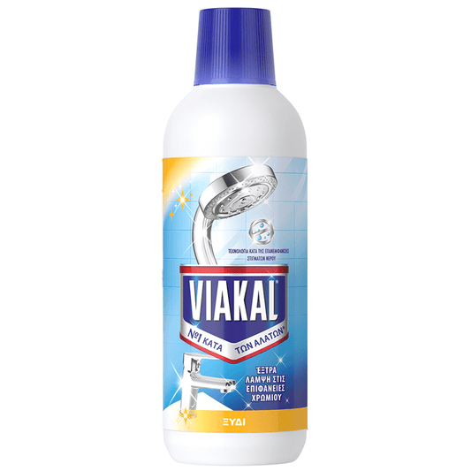 Viakal Υγρό Καθαριστικό Κατά των Αλάτων με Άρωμα Ξίδι 500ml 15τ (4015600364809)