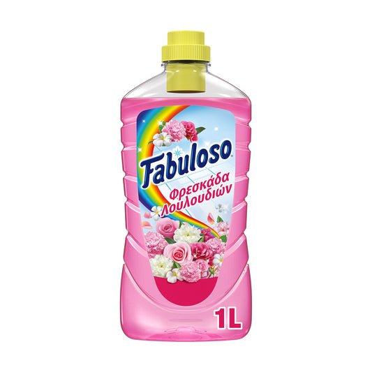 Fabuloso Floor Cleaning Liquid Flowers 1lt 12t (5201386087233)