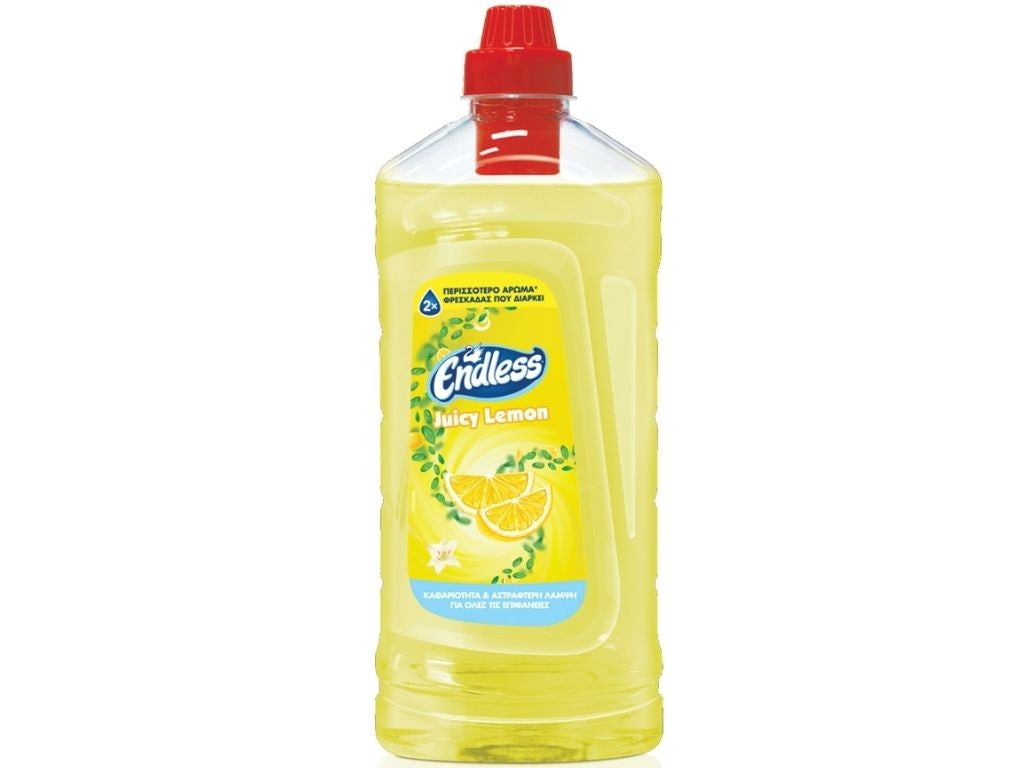 Endless Ultra Liquid Floor Cleaner Lemon 1lt 12t (5202995107015)