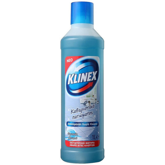 Klinex Ocean Freshness Liquid Floor Cleaner with Disinfectant Action 1lt 12t