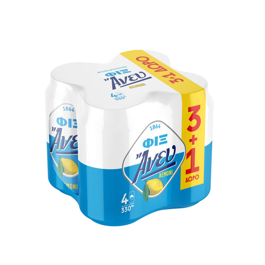Fix Λεμόνι Lager Κουτί 4x330ml (5200334266805)