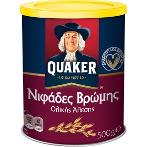 Quaker Νιφάδες Βρώμης 500gr 24τ (8710100103410)