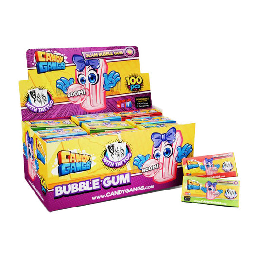 CANDY GANGS GLAM BUBBLE GUM 100*3.5ΓΡ (5907582653417)